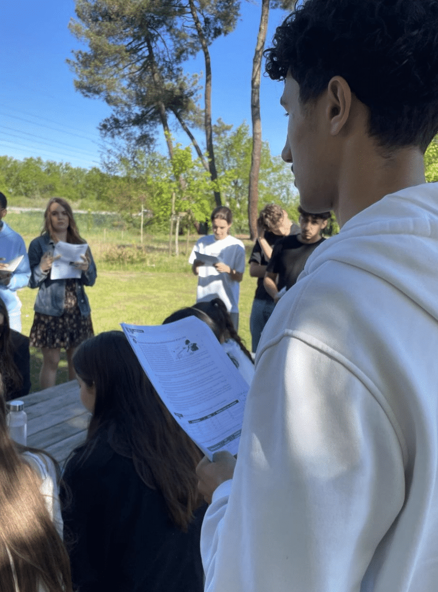 Cours en plein air - Altéa Business & Digtial School - Bordeaux